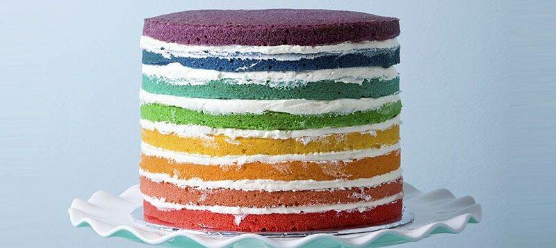 torta multicolor