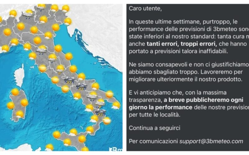 3bmeteo-si-scusa-con-gli-utenti:-abbiamo-sbagliato-troppo,-lo-sappiamo